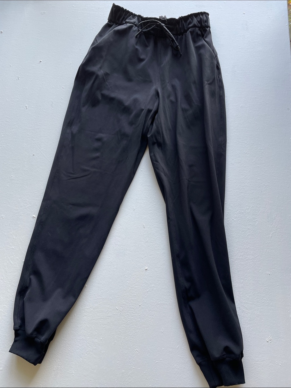 lululemon athletica Black Drawstring Track Joggers